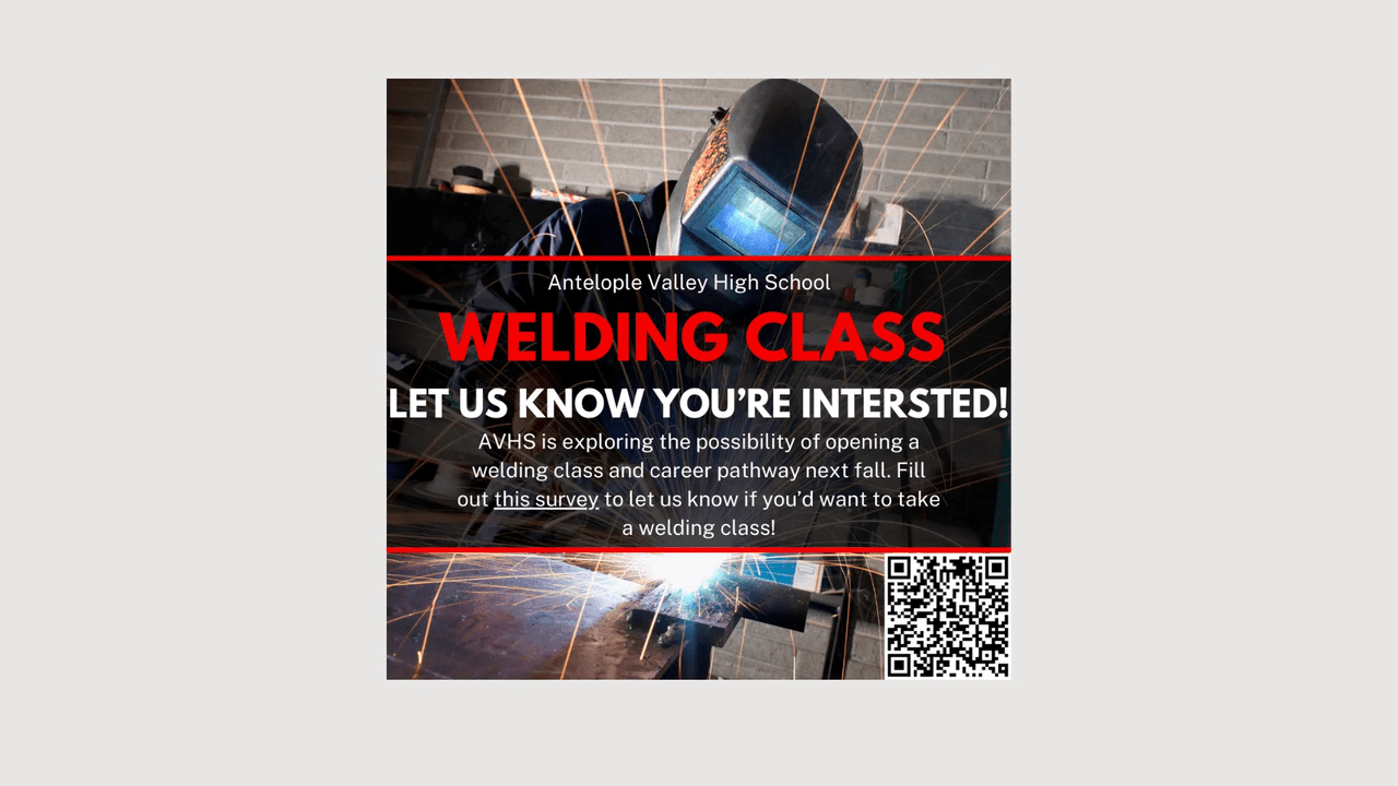 AVHS Welding Class Interest Form